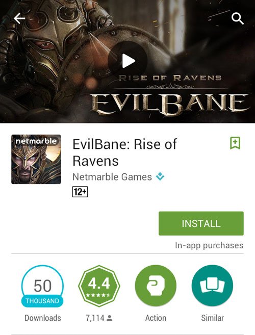 สูตรเกม EvilBane จักรพรรดิเหล็กกล้า รีวิว google play