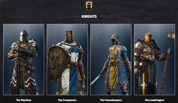 เผ่า The Legions ( The Knights ) เกม for honor