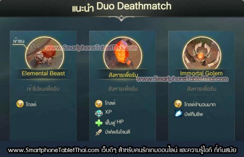 รายละเอียดของ Objective ต่างๆ ใน Deathmatch